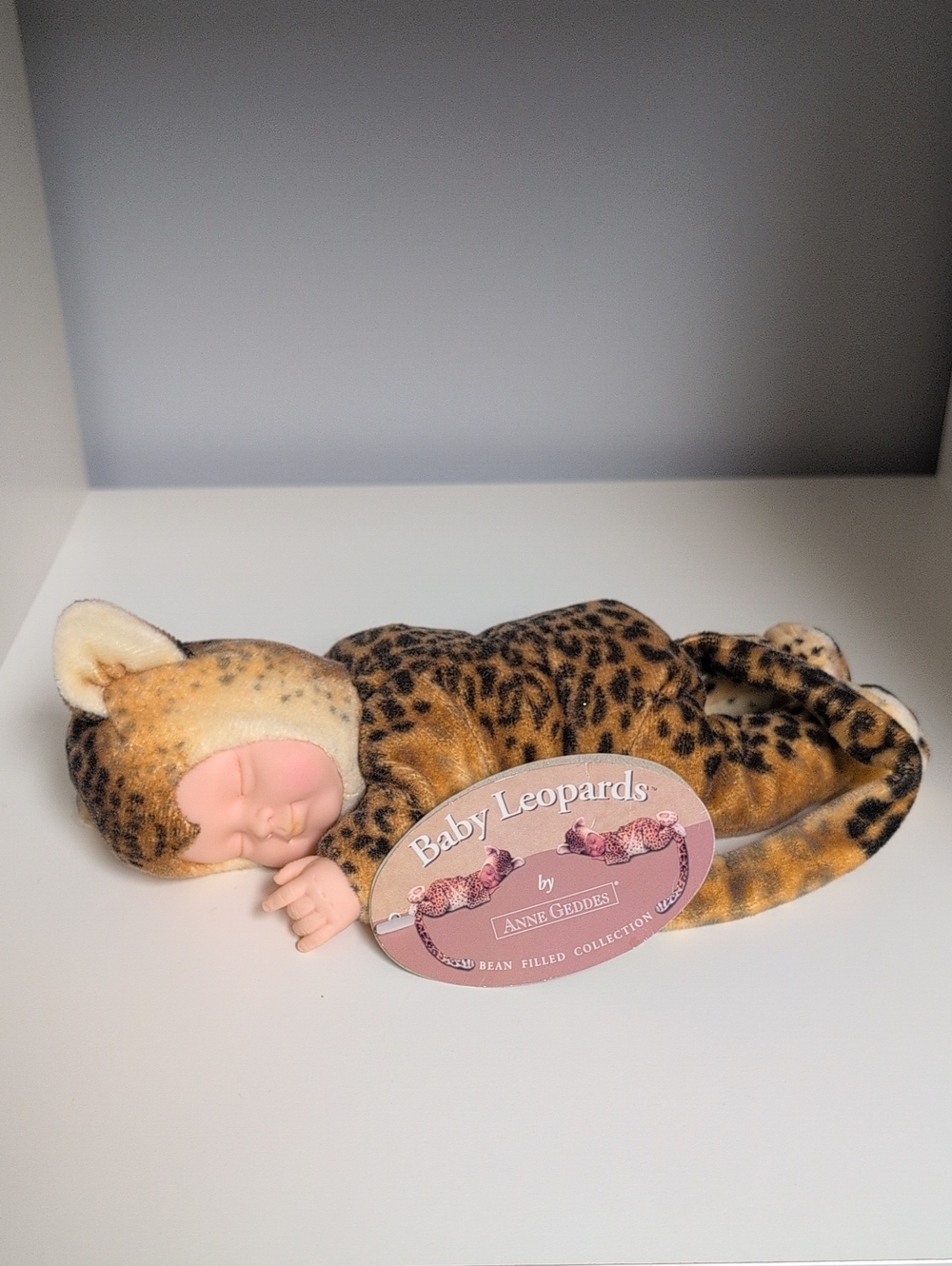 Baby Leopards By Anne Gennes A Bean Filled Collection 9" Collectible Vintage